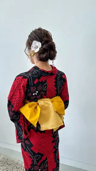 ヘアアレンジ ヘアメイク🌷 着付👘ハルのヘアスタイル