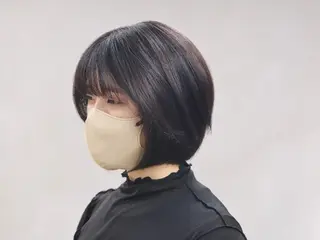 ミディアム 安藤悠里/ハイトーン /デザインカラーのヘアスタイル