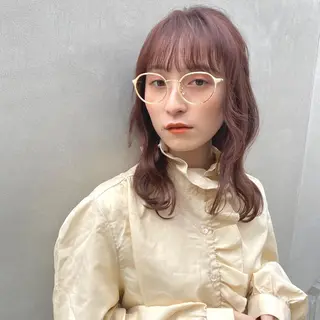 ミディアム 🪭risa 暖色/レイヤー🪭のヘアスタイル