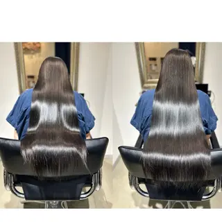 ロング 岩崎 恵実のヘアスタイル