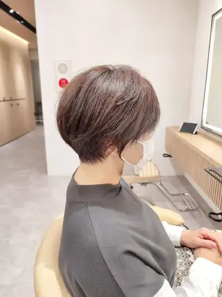 ショート 【似合わせ・レイヤー ・パーマ】海気のヘアスタイル