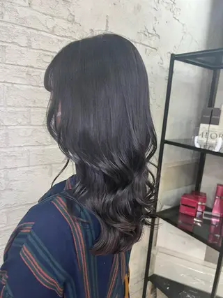 セミロング カラー エクステ＆艶カラー 🎀YURINA🎀のヘアスタイル