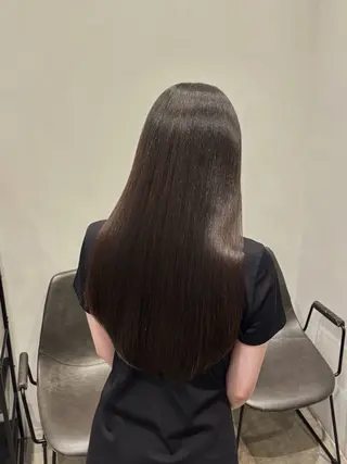 ロング 上村 里紗のヘアスタイル