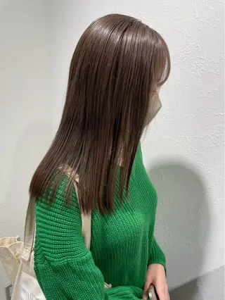 セミロング WARP/縮毛矯正 山野辺のヘアスタイル