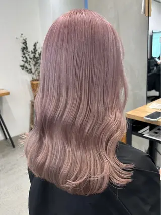 セミロング カラー ヘアアレンジ 🫧透明感カラー/ ナルハ🫧のヘアスタイル