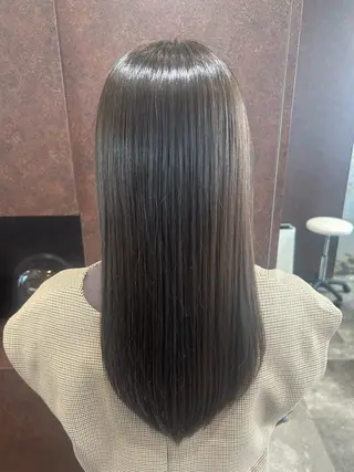 ロング カラー 髪質改善 /市村 優音のヘアスタイル