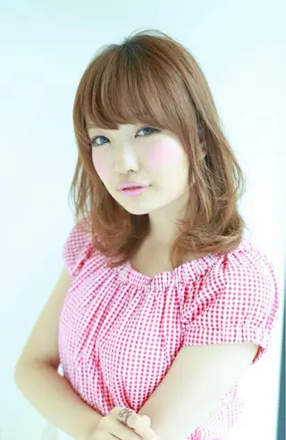 ミディアム 菊池 貢平のヘアスタイル