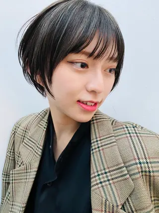 ショート カラー 柴田 賢治のヘアスタイル