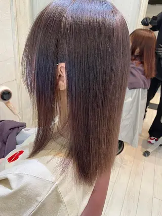 セミロング カラー ブリーチ koheiのヘアスタイル