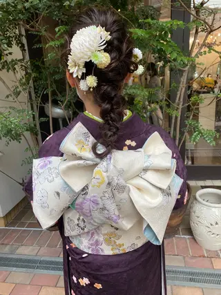 ヘアアレンジ 勝野 麻美のヘアスタイル