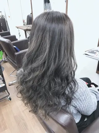 ロング カラー 森田 滉平のヘアスタイル