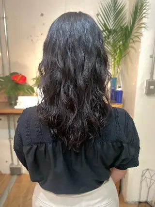 セミロング パーマ YUKI 新宿カット パーマ/カラーのヘアスタイル