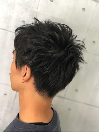 ショート パーマ メンズ 北脇 健治のヘアスタイル