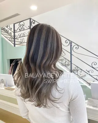 ロング カラー パーマ ヘアアレンジ Zina渋谷エリア マネージャShionのヘアスタイル