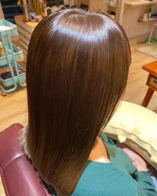 ミディアム 艶美髪マスター 店長✂︎YUKKEのヘアスタイル