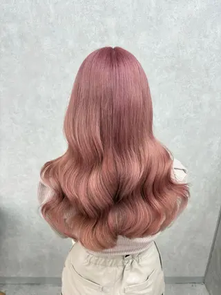 ロング カラー 🩶西 雪乃/透明感 くすみカラー🫧のヘアスタイル