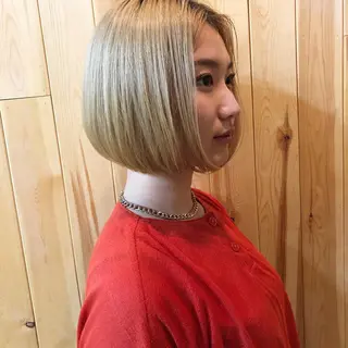 ショート カラー 柳田 駿のヘアスタイル