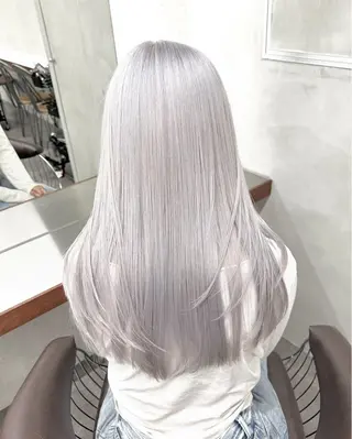 セミロング ))カラー特化(( 渡邉 怜のヘアスタイル