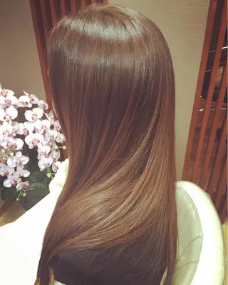 ロング 菊池 邦之のヘアスタイル