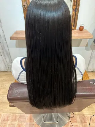 ロング カラー 今村 茜のヘアスタイル