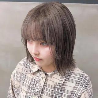 ミディアム カラー 🤍2nd🤍田所 美希のヘアスタイル