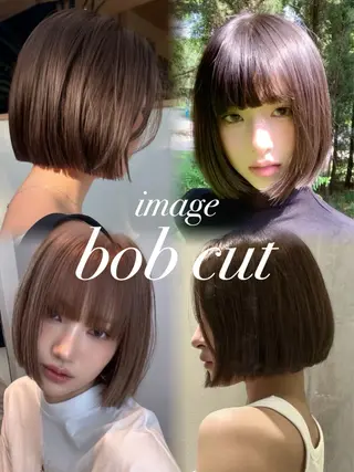 ショート チョコカラー🤎 韓国風/MIHOのヘアスタイル