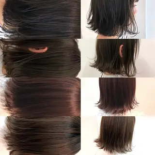 カラー 💖ブリーチなし透明 感💖ASAHIのヘアスタイル