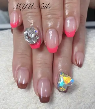 ネイル ニュアンスネイル🌈 MYU Nailsのネイルデザイン