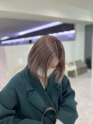 セミロング カラー パーマ ヘアアレンジ メンズ キッズ ネイル マツエク・マツパ アイブロウ 💖似合わせカラー レイヤー💖ブリーチのヘアスタイル