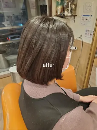 カラー ショート spa hair ark 富井直美のヘアスタイル