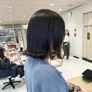 ミディアム フェザー/ニュアンス パーマ/ryutoのヘアスタイル