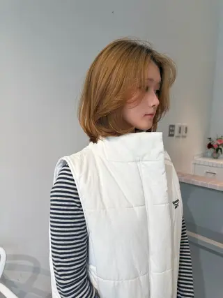 ミディアム Fev AYAHAのヘアスタイル