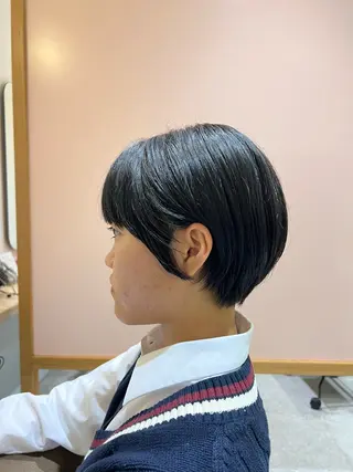ショート デジタルパーマ募集‪ 平木亜美‪のヘアスタイル