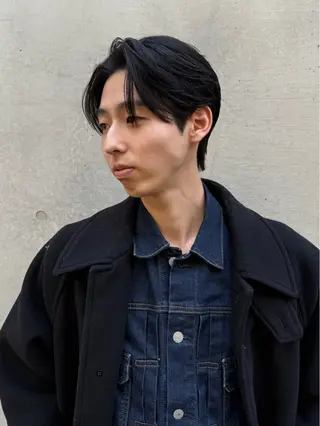 ショート パーマ メンズ 稲村侑斗ダウンパーマ メンズパーマのヘアスタイル