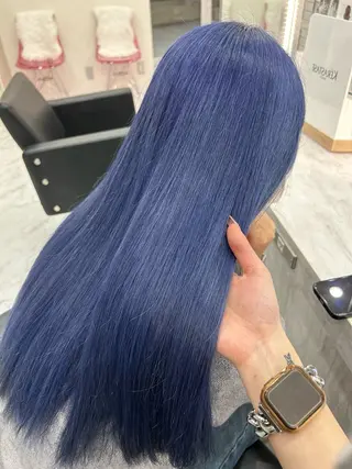 ロング カラー ハイトーン/韓国風 🤍Nacchi🐈のマツエク・マツパデザイン