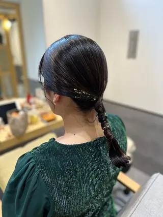 ヘアアレンジ やまぐち あやみのヘアスタイル