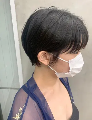 ショート カラー 🌿似合わせ透明感 カラー松本朋幸🌿のヘアスタイル