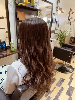 カラー ロング サトウ シューイチのヘアスタイル