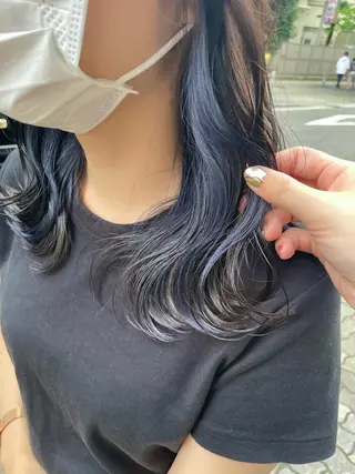 セミロング カラー akane .のヘアスタイル