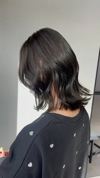 ミディアム カラー うる艶カラー asukaのヘアスタイル