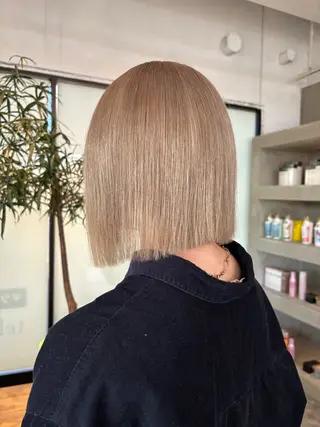 ミディアム 🧋ミルクティーカラ ー🧋特化小林拓登のヘアスタイル