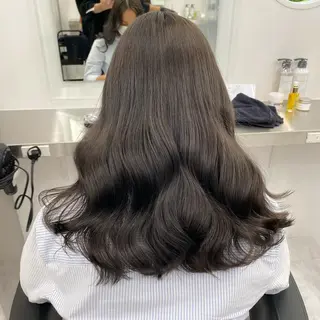 ロング カラー 💙ハイトーン韓国風 色白ヘア💙manaのヘアスタイル
