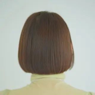 ミディアム カラー ヘアアレンジ 韓国×艶髪 さきのヘアスタイル