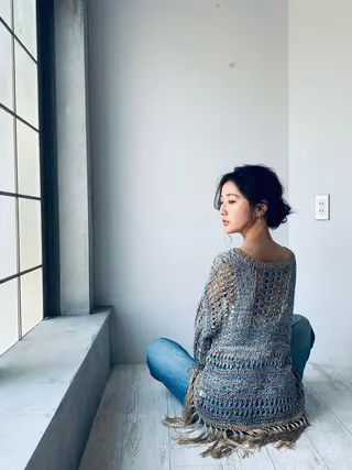 ミディアム ヘアアレンジ メンズカット/パーマ 👟黒田紗名👟のヘアスタイル