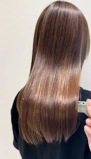 ロング カラー 艶髪 黄金比みくのヘアスタイル