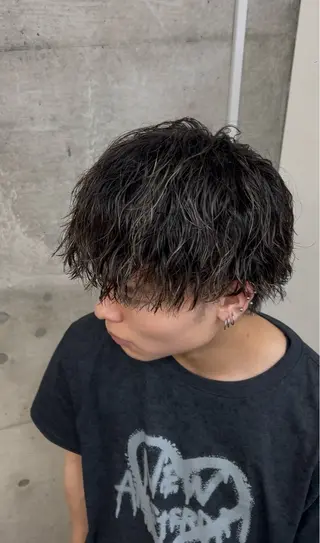 パーマ メンズ Rikito .のヘアスタイル