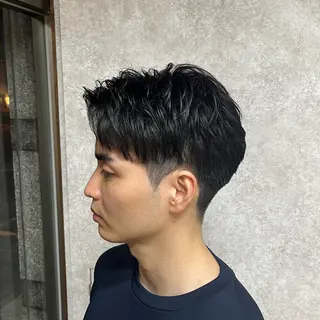 ショート メンズ SHUN/韓国/ レイヤー/透明感🖤のヘアスタイル