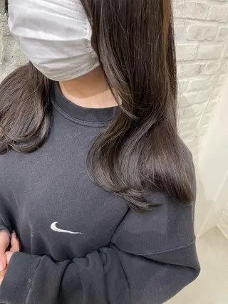 ミディアム カラー テラダ ユウシン西金沢のヘアスタイル