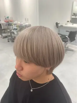 カラー メンズ 佐々木 輝のヘアスタイル