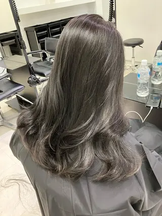 ロング カラー 💖ブリーチなし透明 感💖ASAHIのヘアスタイル